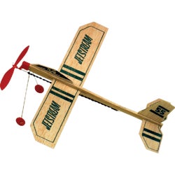 Item 820696, 13-1/4-inch wing span motorplane that flies hand launched or right off the 