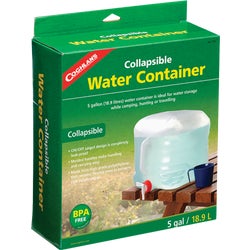 Item 821047, Collapsible water container.