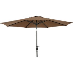 Item 821891, Patio umbrella featuring a durable aluminum pole and 8 steel ribs.