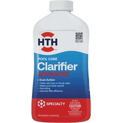 Item 829749, Fast acting clarifier restores clarity to dull, hazy, or cloudy swimming 