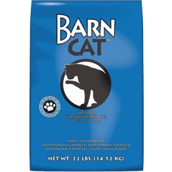 Item 833045, Barn cat has 30% protein and 8% fat and is nutritionally balanced for cats 