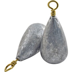 Item 834017, Bell shaped sinkers with a brass swivel for optimal performance.