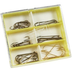 Item 834971, Includes 53 assorted style and size hooks ideal for all types of panfishing