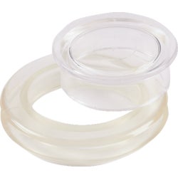 Item 845264, Table umbrella ring hole set includes a vinyl ring that fits in 2" glass 