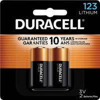 21210 Duracell 123 Ultra Lithium Battery