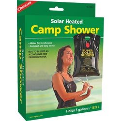 Item 847038, This lightweight, PVC camp shower stores enough water for multiple showers