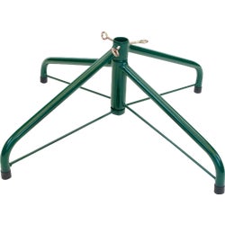 Item 900321, 28-inch leg span artificial tree stand. Folds down for easy storage.