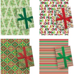 Item 900413, 40-inch wide, 80-square foot Contemporary Christmas gift wrapping paper.