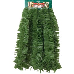 Item 901929, 15-foot solid green decorating garland. Ideal for indoor or outdoor use.