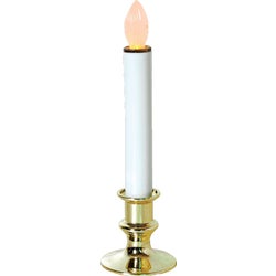 Item 903310, Flickering LED (light emitting diode) candle with a timer will last all 