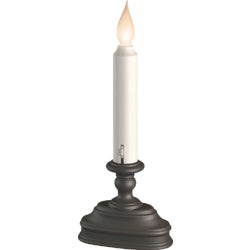 Item 904260, Warm white LED (light emitting diode) traditional battery operated candle.
