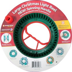 Item 905738, Large storage reel easily holds longer and thicker light strings, garland, 