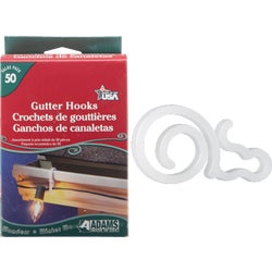 Item 905763, Easy-to-use gutter hook that rolls over rain gutters.