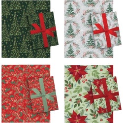Item 969293, 30-inch wide, 35-square foot contemporary Christmas wrapping paper.