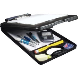 Item 970108, Clipboard, storage space, and a calculator in one.