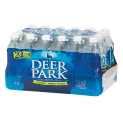 Item 970113, 24-pack of 0.5L bottled spring water.