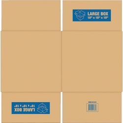 Item 970229, These cardboard moving boxes range from small to large sizes.