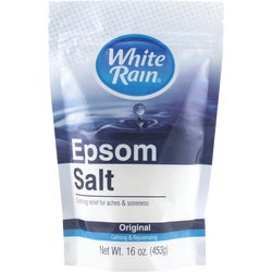 Item 970637, Epsom salt. Ideal soothing relief for aches and soreness.