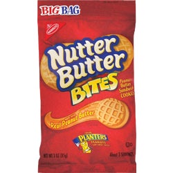 Item 970751, Bite size Nutter Butter peanut butter sandwich cookies.