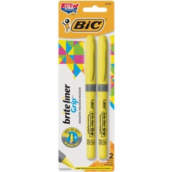 Item 972175, Fluorescent yellow highlighter 2-pack.