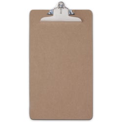 Item 973513, Legal size hardboard clipboard ideal to use as a portable writing surface.
