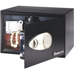 Item 974749, The SentrySafe Security Safe X055 is designed with a battery-powered 