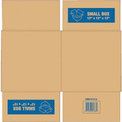 Item 992496, These cardboard moving boxes range from small to large sizes.